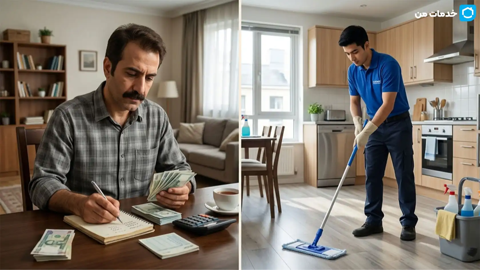 تعرفه ساعت اضافه کار نظافت منزل