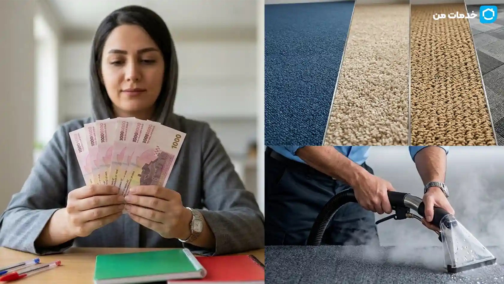 قیمت موکت شویی چگونه محاسبه می&zwnj; شود؟
