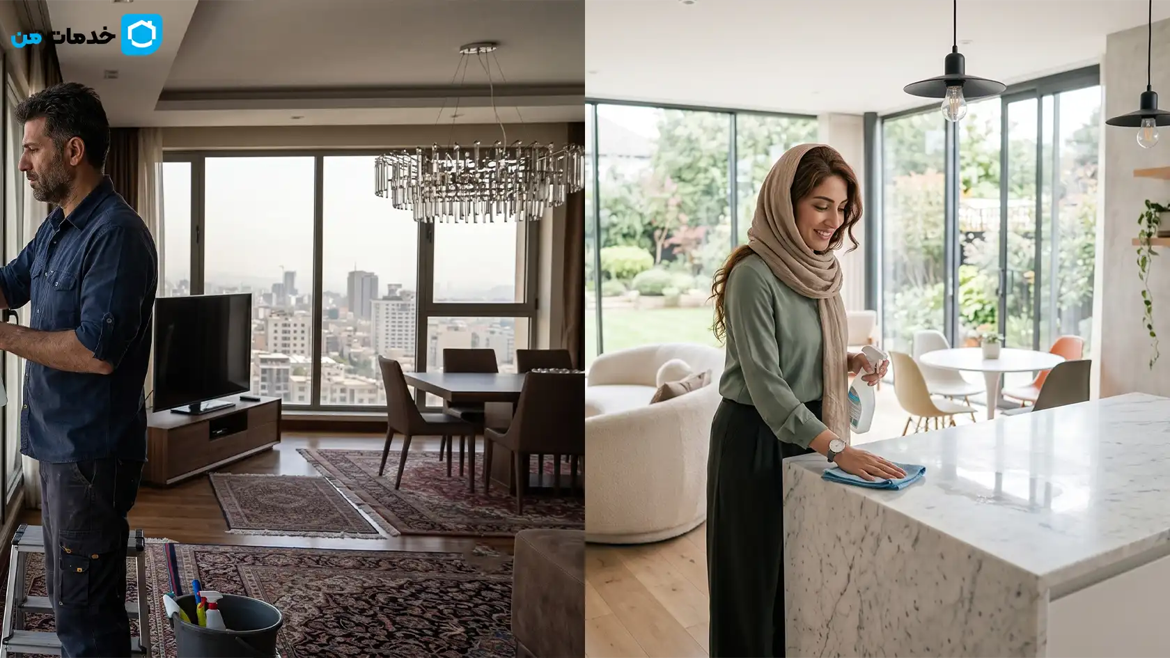 نظافتچی خانم یا آقا در غرب تهران؛ کدام برای سفارش شما مناسب است؟