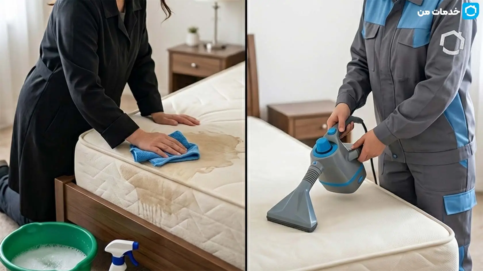 شستشوی تشک با دستگاه بهتر است یا روش خانگی؟