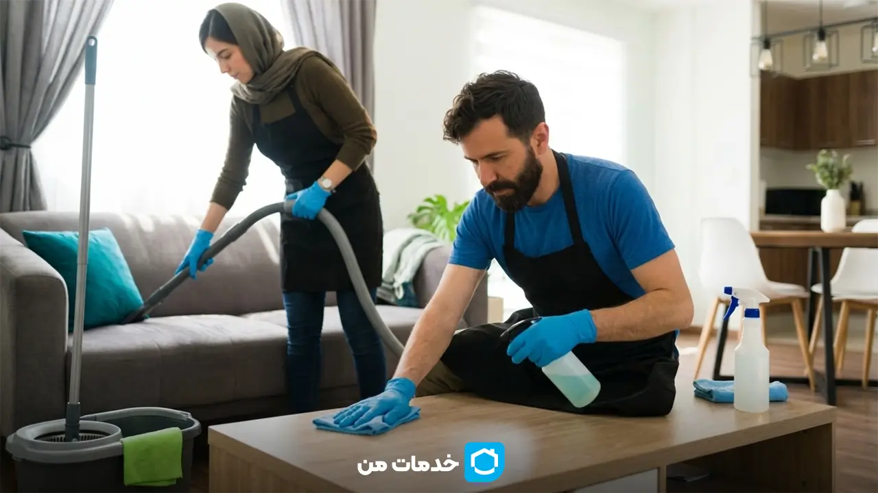 کارگر نظافت منزل | خدمات من
