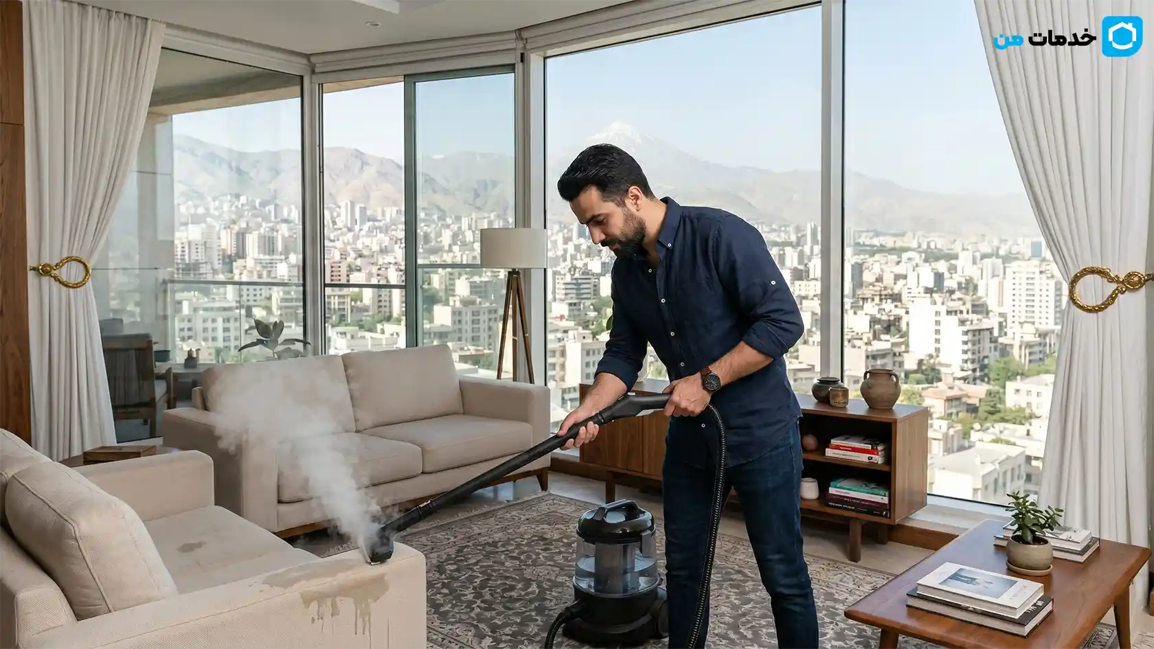 تمیزکاری عمیق مبل (بخارشویی)